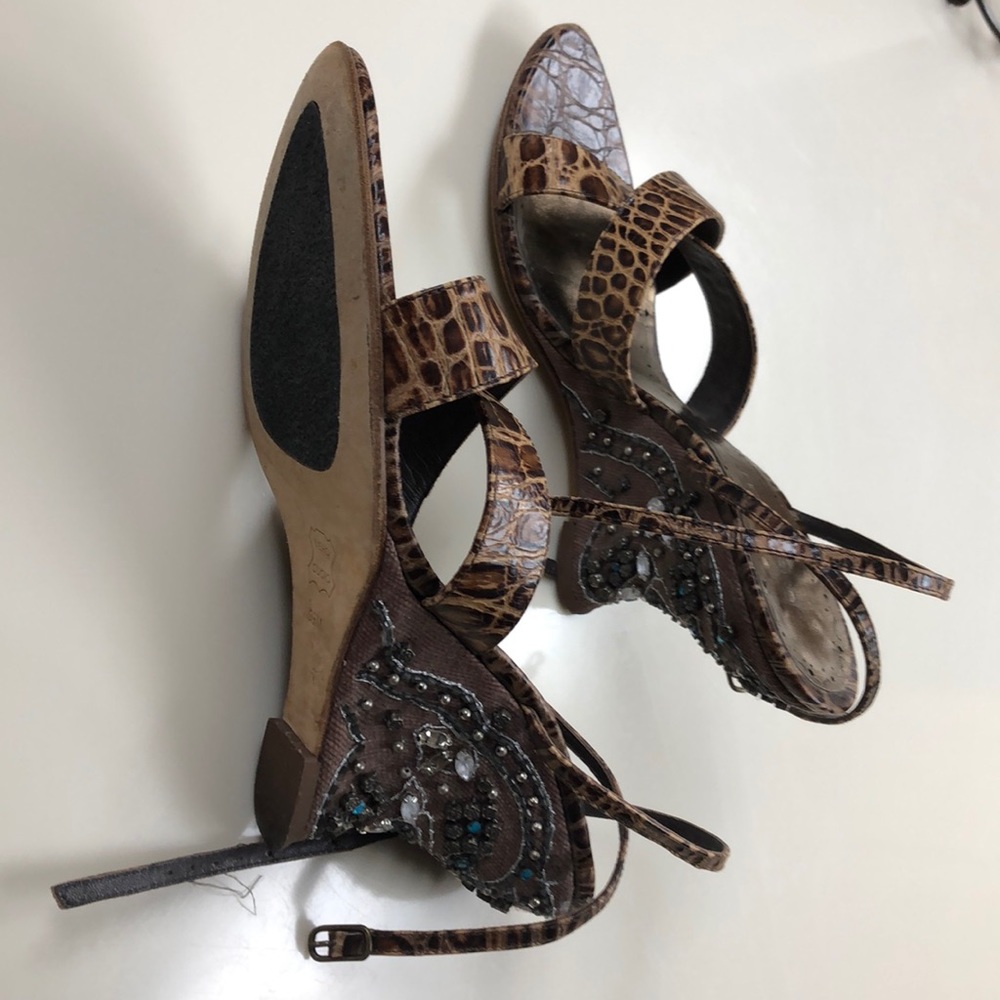 Jessica Bennett beaded detail heel